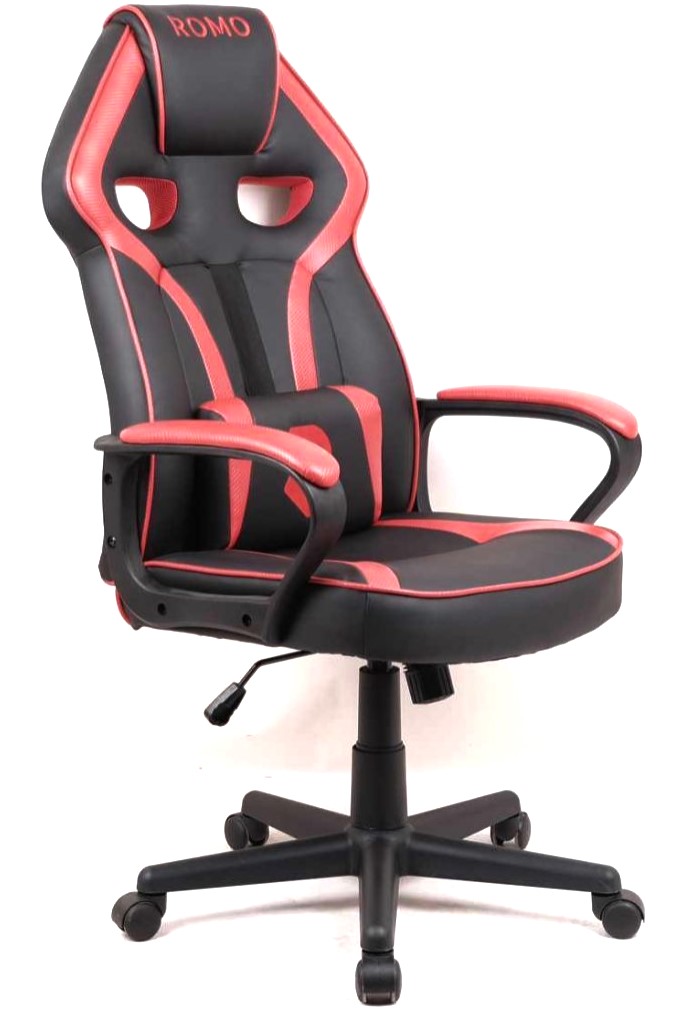 Silla gaming ROMO RO-SG-REXXAR rojo